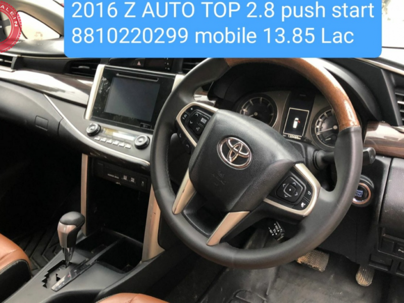 Tyota innova crysta Z  call 8810220299